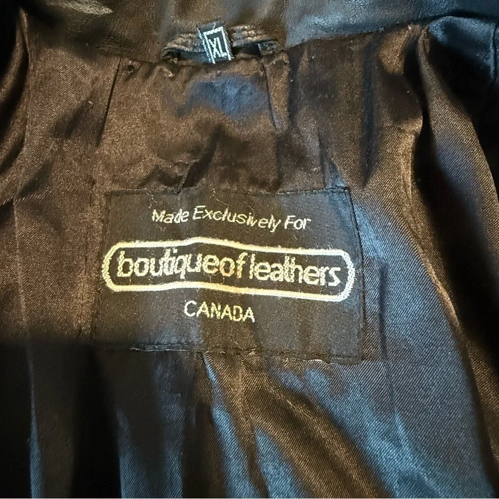 Boutique of Leathers Jacket Women XL Y2k. Soft Leather. Great preowned condition